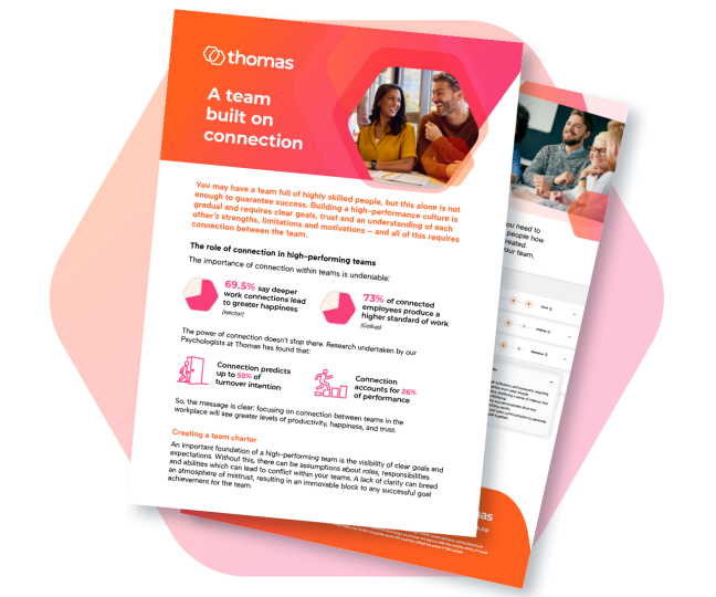 Download our factsheet on building team connection