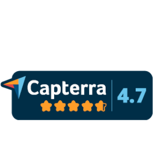 Capterra Score - 4.7 out of 5